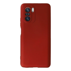 Hubrendy Bez Xiaomi Poco F3 Kılıf First Silikon - Kırmızı