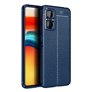 Hubrendy Bez Xiaomi Poco M5 Kılıf Auto Focus Kapak - Lacivert