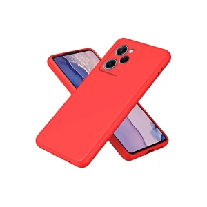 Hubrendy Bez Xiaomi Poco X5 Pro 5G Nano içi Kadife Silikon - Kırmızı