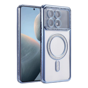 Hubrendy Bez Xiaomi Poco X6 Pro Joke Simli Magneticsafe Kılıf - Mavi