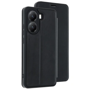 Hubrendy Bez Xiaomi Poco X7 Pro Kılıf Flip Cover - Siyah
