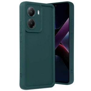 Hubrendy Bez Xiaomi Poco X7 Pro Viera Silikon - Koyu Yeşil