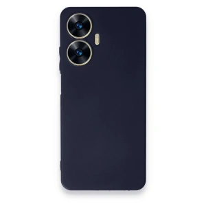 Hubrendy Bez Realme C55 Kılıf First Silikon - Lacivert