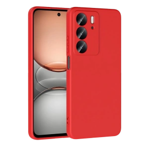 Hubrendy Bez Realme C75 4G First Silikon - Kırmızı