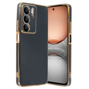 Hubrendy Bez Realme C75 4G Kılıf Volet Silikon - Siyah