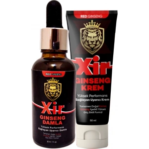 Hubrendy Bez Red Ginseng Xir Özel Karışım 30 ml + Xir Erkeklere Özel Krem Effect 50 ml