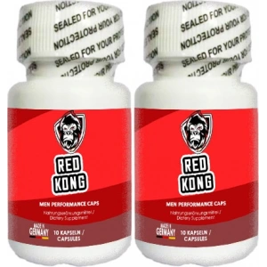 Hubrendy Bez Red Kong 2 Ad.: Erkeğin Performansına Çok Özel Formüllü 10 Lu Destekleme