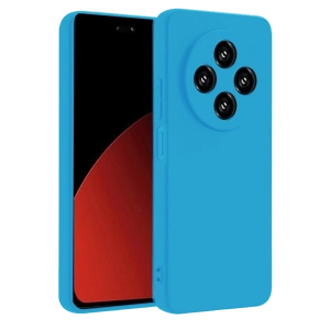 Hubrendy Bez Xiaomi Redmi 14C Kılıf Nano içi Kadife Silikon - Mavi