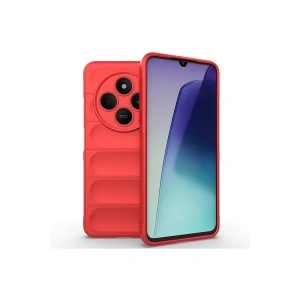 Hubrendy Bez Xiaomi Redmi 14C Kılıf Optimum Silikon - Kırmızı
