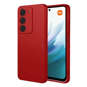 Hubrendy Bez Xiaomi Redmi 15 4G First Silikon - Kırmızı