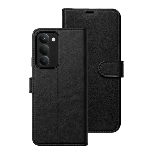 Hubrendy Bez Xiaomi Redmi 15 5G Trend S Plus Kapaklı Kılıf - Siyah