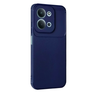 Hubrendy Bez Xiaomi Redmi 15C 5G Auto Focus Karbon Kapak - Lacivert