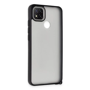 Hubrendy Bez Xiaomi Redmi 9C Kılıf Elegant Kapak - Siyah