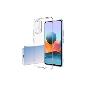 Hubrendy Bez Xiaomi Redmi Note 10 Pro Kılıf Lüx Şeffaf Silikon