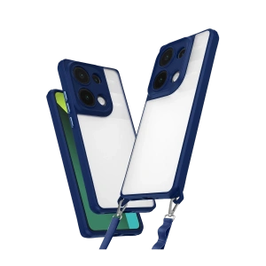 Hubrendy Bez Xiaomi Redmi Note 13 Pro 4G Kılıf Penta Silikon Kılıf - Lacivert
