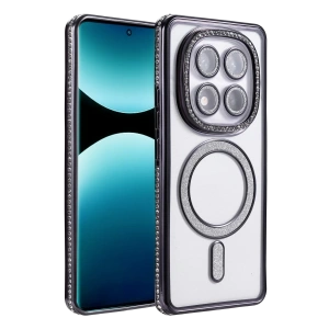 Hubrendy Bez Xiaomi Redmi Note 15 4G Joke Simli Magneticsafe Kılıf - Siyah