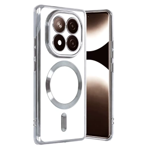 Hubrendy Bez Xiaomi Redmi Note 15 4G Kross Magneticsafe Kapak - Gümüş