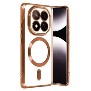 Hubrendy Bez Xiaomi Redmi Note 15 4G Kross Magneticsafe Kapak - Turuncu