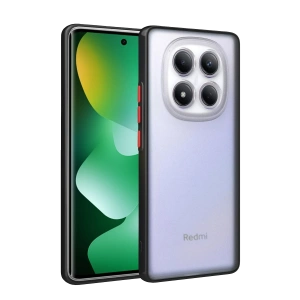 Hubrendy Bez Xiaomi Redmi Note 15 4G Montreal Silikon Kapak - Siyah