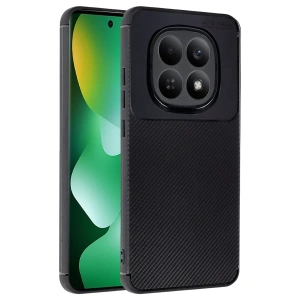 Hubrendy Bez Xiaomi Redmi Note 15 Pro 4G Auto Focus Karbon Kapak - Siyah