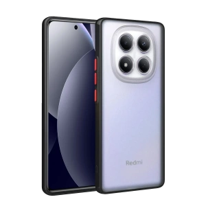 Hubrendy Bez Xiaomi Redmi Note 15 Pro 4G Montreal Silikon Kapak - Siyah