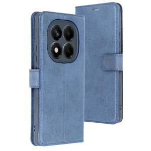 Hubrendy Bez Xiaomi Redmi Note 15 Pro 4G Trend S Plus Kapaklı Kılıf - Lacivert