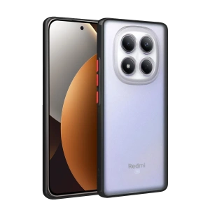 Hubrendy Bez Xiaomi Redmi Note 15 Pro Plus 5G Montreal Silikon Kapak - Siyah