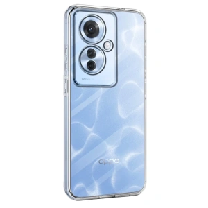 Hubrendy Bez Oppo Reno 11F Kılıf Lüx Şeffaf Silikon