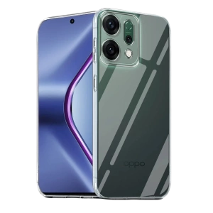 Hubrendy Bez Oppo Reno 14 Kılıf Lüx Şeffaf Silikon - Şeffaf