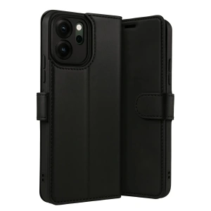 Hubrendy Bez Oppo Reno 14F Trend S Plus Kapaklı Kılıf - Siyah