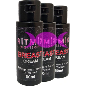 Hubrendy Bez Ritmix Kadınlara Özel Göğüsşekillendirme 3 Adet Memebakım Kremi 60 ml