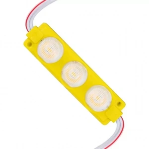 Hubrendy SH 12 Volt 3 Watt Sarı Led Modül - 74x20 Mm - 3030 Çip