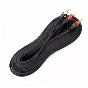 Hubrendy SH 2rca-3.5mm Stereo Kablo 10 Metre