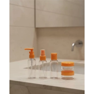 Hubrendy SH 30 Ml 5’li Seyahat Şişesi Seti Çantalı Kozmetik Organizer