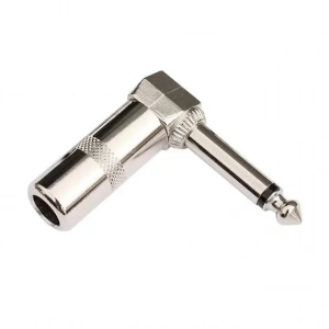 Hubrendy SH 6.3 Mm Mono L Tip Metal Gitar Jack