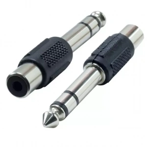 Hubrendy SH 6,3 Mm Stereo Erkek - 1 Tos Dişi Jack