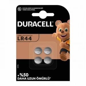 Hubrendy SH Duracell Lr44 1.5 Volt Düğme Pil (4lü Paket)