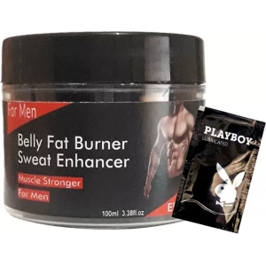 Hubrendy SH Eelhoe Belly Fatburner Sweat Enhancer Erkeklere Özel  Kas Şekillendirme Kremi 100 Ml + Jel Hediye