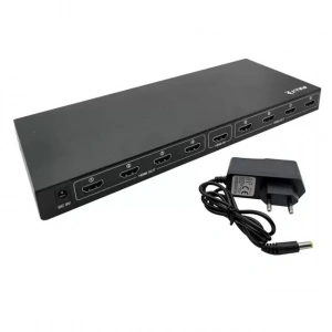 Hubrendy SH Fully G-538j 8 Port Hdmı Splitter Dağıtıcı