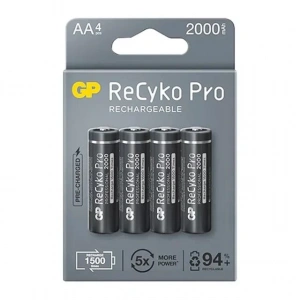 Hubrendy SH Gp Recyko Pro Aa 2000 Mah Şarjlı 4lü Pil
