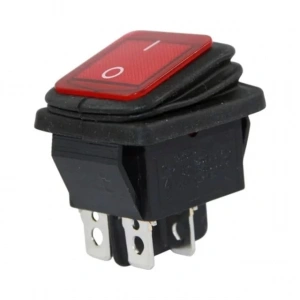Hubrendy SH Ic-104w Geniş Körüklü 4p Işıklı On-off Anahtar