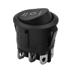 Hubrendy SH Ic-134-6 Yuvarlak On-off-on 6p Switch Anahtar