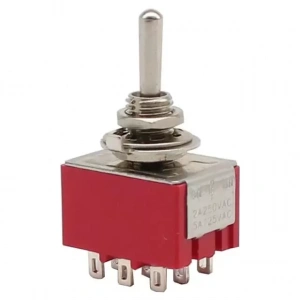 Hubrendy SH Ic-148a 9 Pin Ø6mm On-off Toggle Switch Mts-302