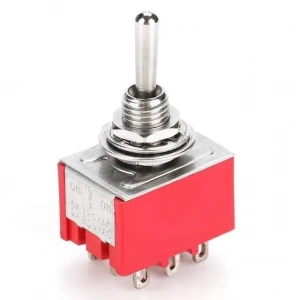 Hubrendy SH Ic-148b  9 Pin On-off Ø6mm Toggle Switch Mts-303
