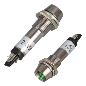 Hubrendy SH Ic-225 Sinyal Lambası Ø8mm Metal 24 Volt