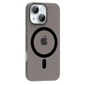 Hubrendy SH Joko Apple İphone 15 Pc Blank Magsafe Kapak - Siyah
