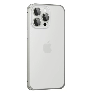 Hubrendy SH Joko Apple İphone 15 Pro Max Metal Bumper Mat Kapak - Gri