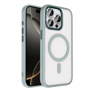 Hubrendy SH Joko Apple İphone 15 Pro Max Terea Magsafe Kapak - Gri