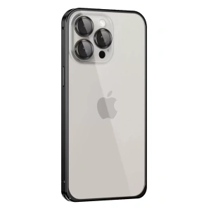 Hubrendy SH Joko Apple İphone 15 Pro Metal Bumper Mat Kapak - Siyah