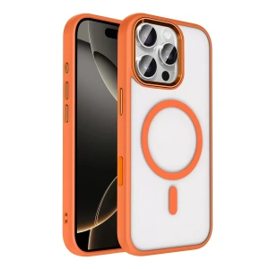 Hubrendy SH Joko Apple İphone 16 Pro Max Terea Magsafe Kapak - Turuncu